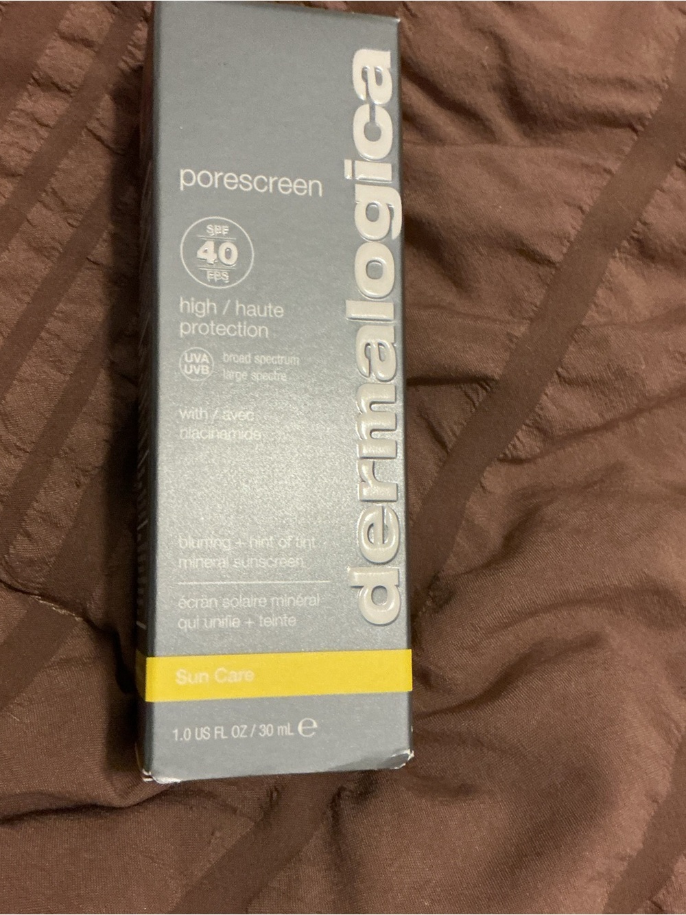 dermalogica PoreScreen SPF 40 Sunscreen - Gray with Yellow Accent